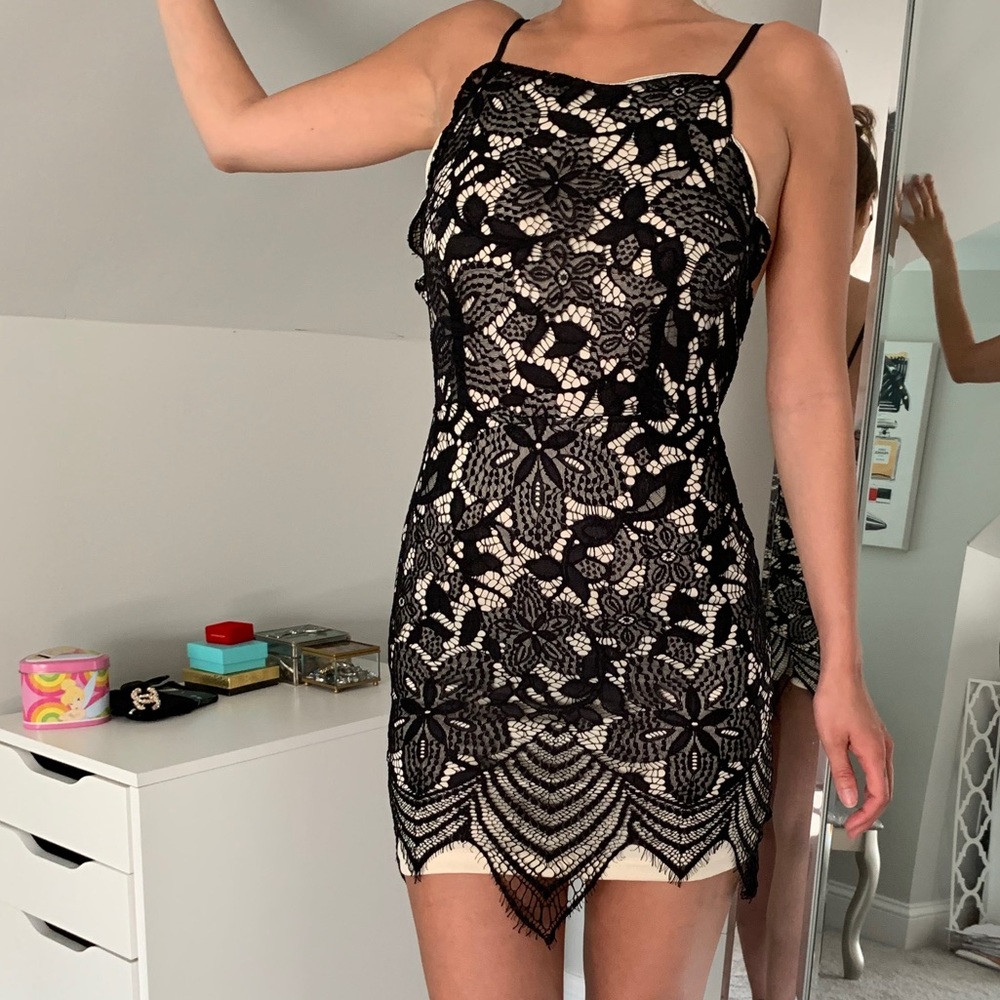 Lacy mini dress